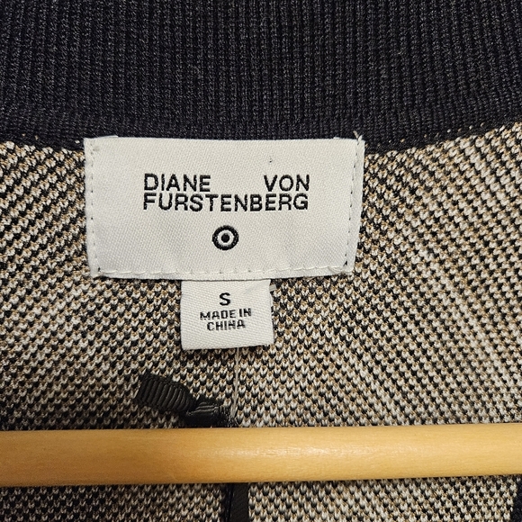 Diane Von Furstenberg x Target Collared Vintage Weave Sweaterknit Wrap Dress S. - Picture 11 of 16